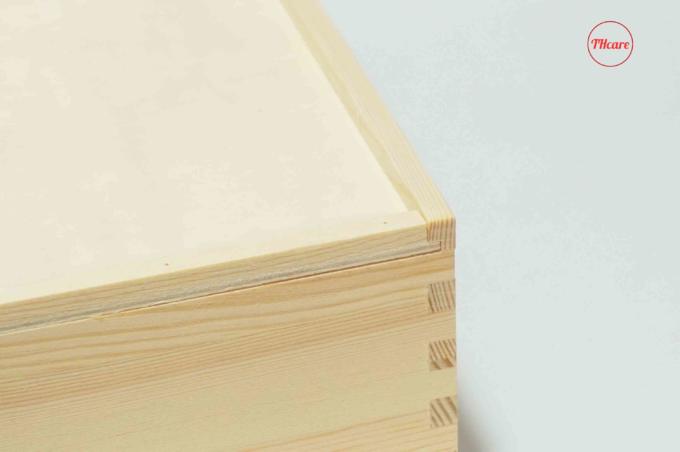 Hộp gỗ thông vân gỗ tự nhiên 2