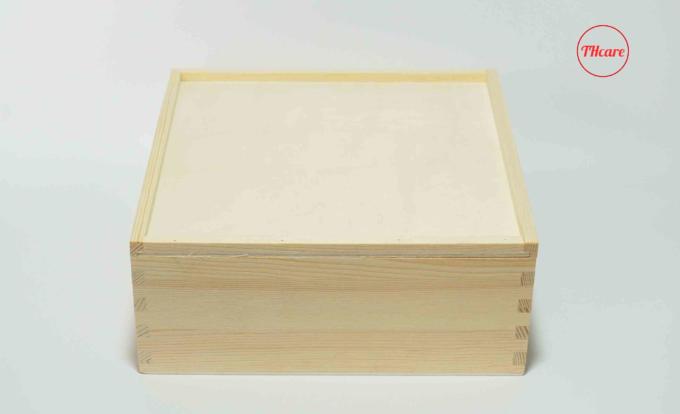 Hộp gỗ thông vân gỗ tự nhiên