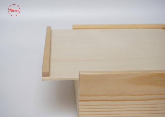 Hộp gỗ thông nắp trượt 3