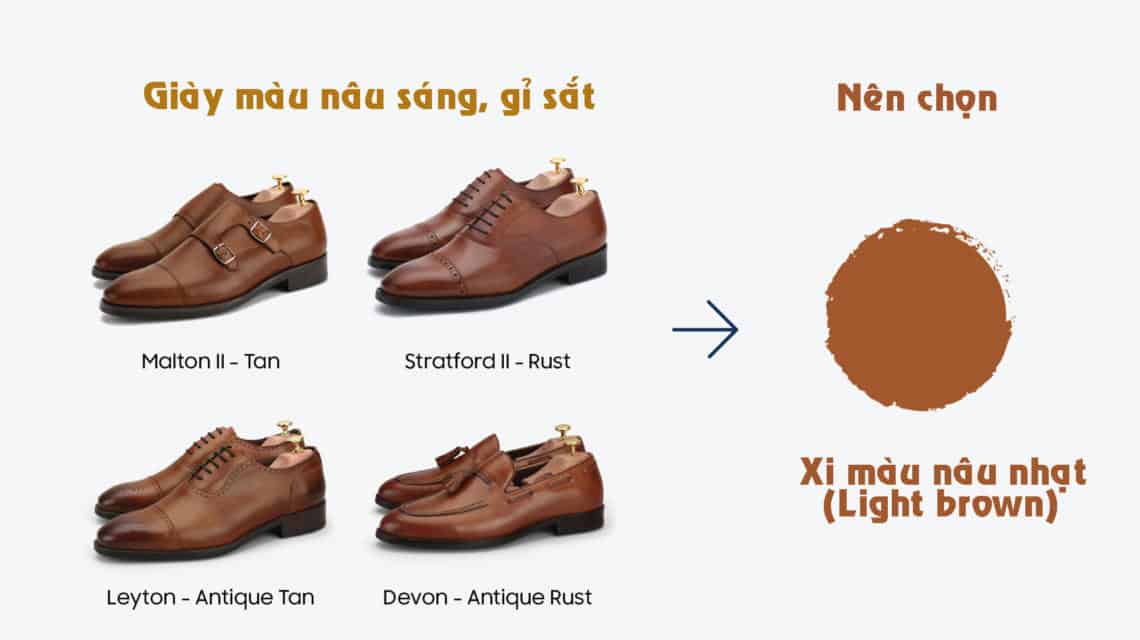 Cách chọn xi đánh giày đúng màu 2