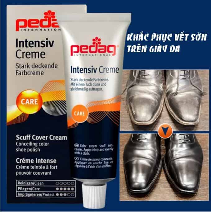 kem chữa xước giày da Pedag intensiv creme 3