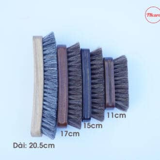 bàn chải lông ngựa đánh giày nhiều kích thước