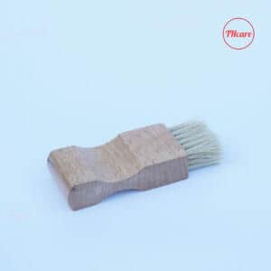 bàn chải phết xi mini chữ nhật lông ngựa