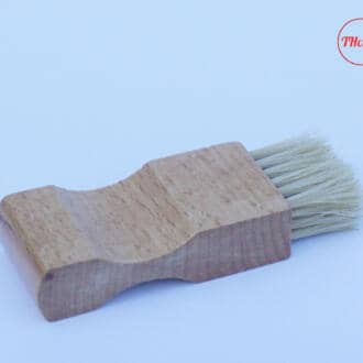 bàn chải phết xi mini chữ nhật lông ngựa